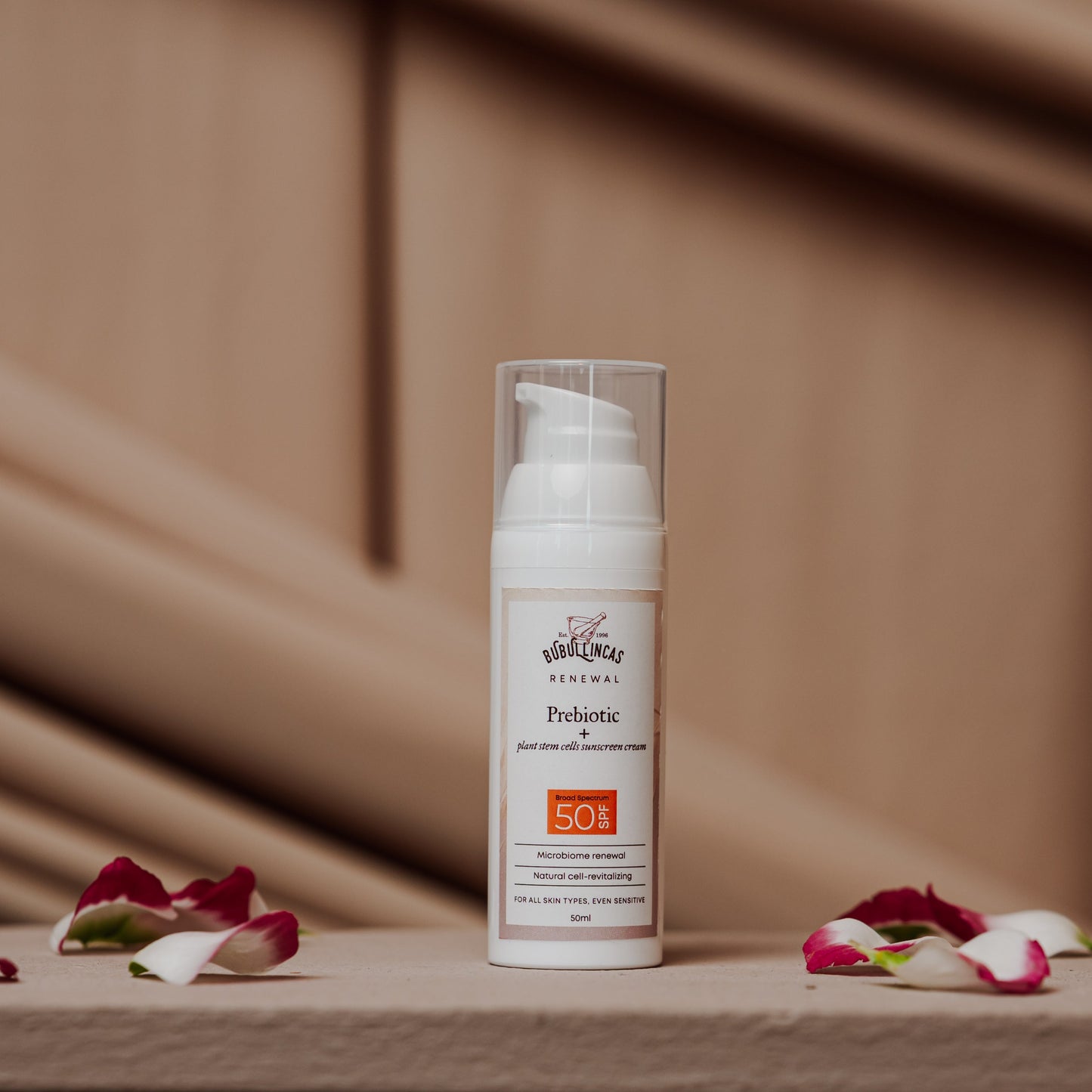 Prebiotic + Plant Stem Cells Sunscreen Cream SPF 50